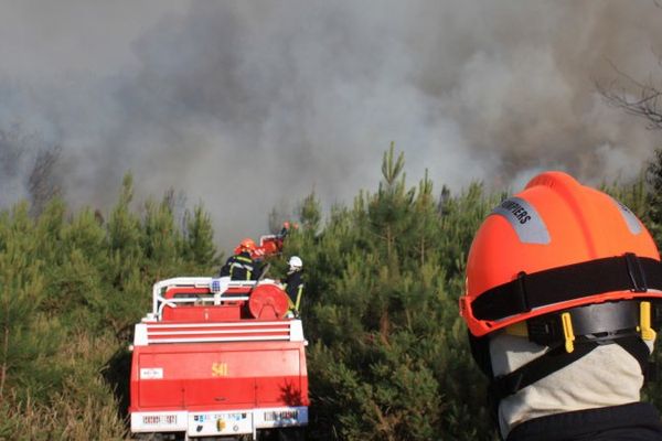 Les pompiers du Sdis 17 en pleine intervention