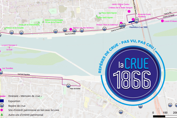 La crue de 1866 à Orléans