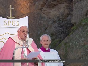 Le pape François a célébré une messe au Casone.