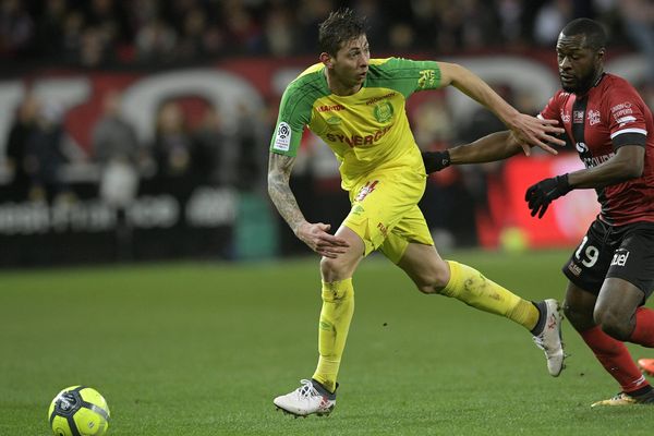 Emiliano Sala auteur du 2ème but nantais sur pénalty