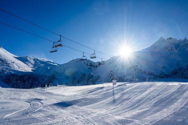 La station de ski du Mont Dore, dans le massif su Sancy (Puy-de-Dôme).