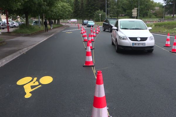 La ville de Besançon arrête l'expérimentation de piste cyclable sur un tronçon des boulevards Churchill et Kennedy