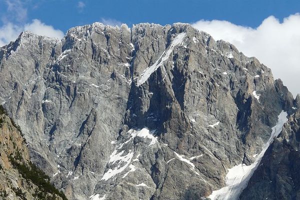 La face nord de l'Ailefroide.