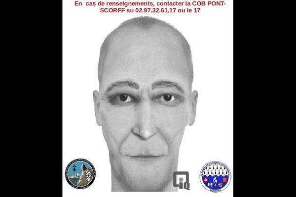 Le portrait-robot de l'agresseur d'une collégienne de 14 ans le lundi 4 février 2019 dans la ville de Plouay (Morbihan)