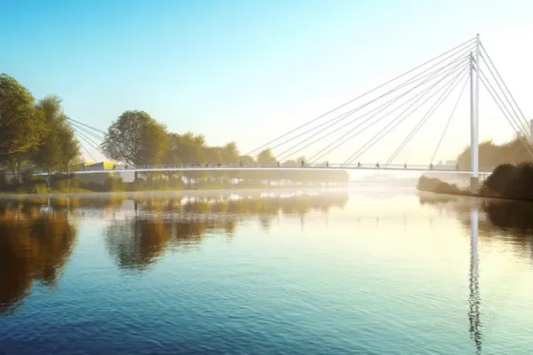 Le projet de passerelle sur l'île du Ramier à Toulouse