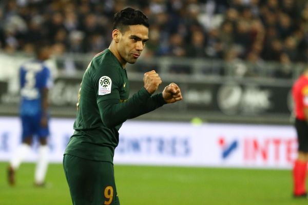 Falcao laisser éclater sa joie après avoir réalisé un doublé face à Amiens hier soir en ligue 1.