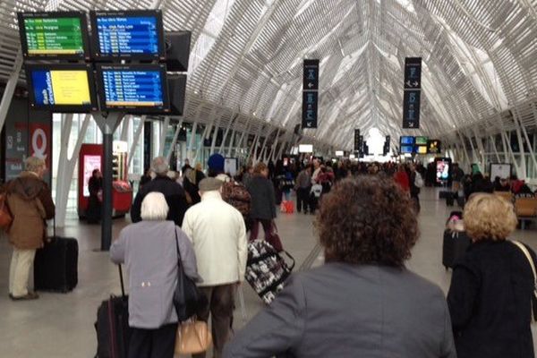 La circulation des train est très perturbée en Languedoc-Roussillon - 23 décembre 2015