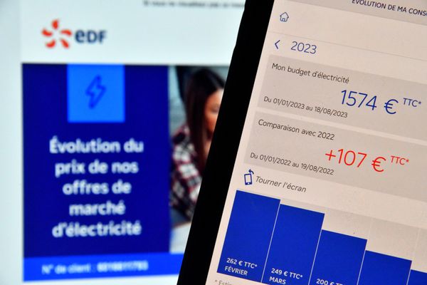 Avec la fin du bouclier tarifaire, les factures d'électricité ont augmenté de 9,8% en février.