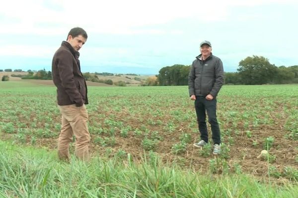 Marius Blénet et Jean-Claude Darolles à Frégouville (32)