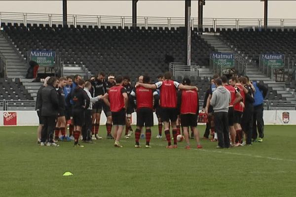 Entrainement du LOU, lundi 22 février 2016