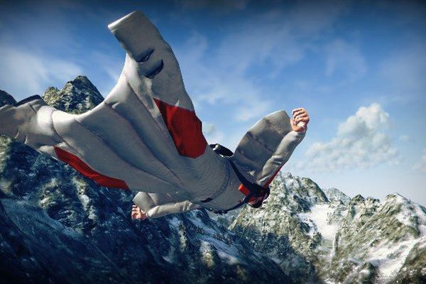 Extrait d'une Compilation of Videos Wingsuit