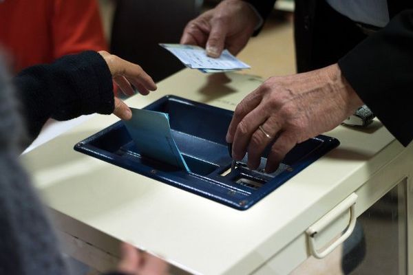 Un bureau de vote (illustration).