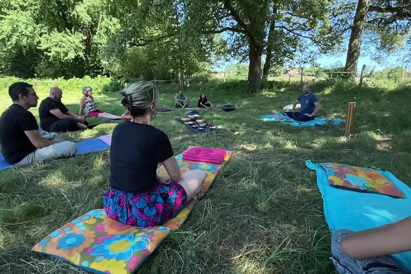 La ferme de Cieux a développé un concept de colonie, le 9 août 2024, en Haute-Vienne.