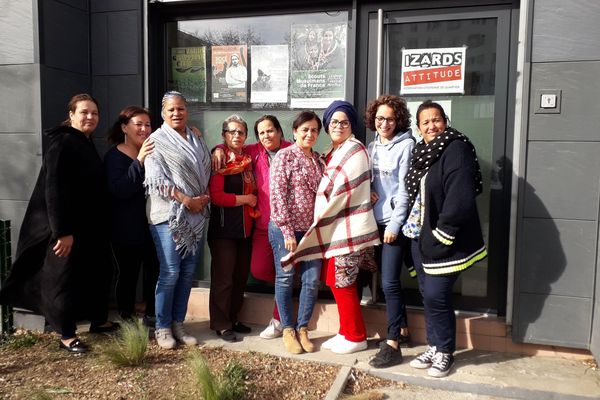 Les cours de théâtre ont permis à Zhora, Rhora, Yolande, Yamina, Yamina, Kaoutar et Hakima de trouver leur voix 