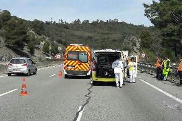 Accident sur l'A8