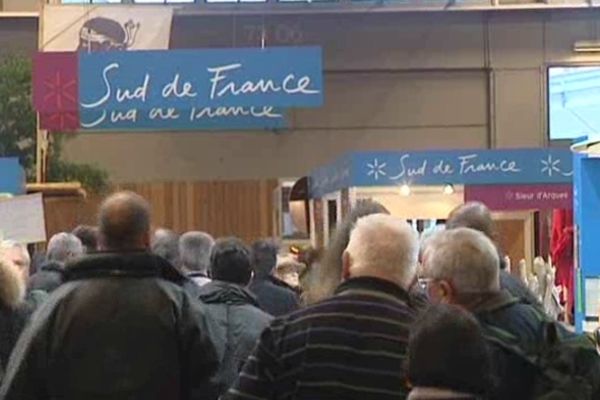 Paris - le stand Sud de France au salon de l'agriculture - 26 février 2013.