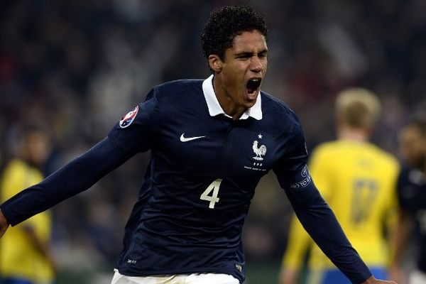 Raphaël Varane, buteur face la Suède.