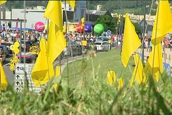 Le jaune fut roi ... au pays des verts le temps de deux étapes du Tour