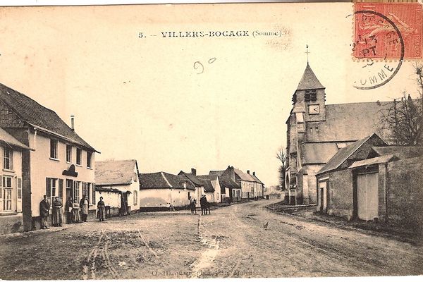 Villers-Bocage au début du XXe siècle.