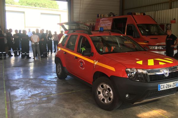 Le VLSM, qui était dédié au secours à personne, et transportait un pompier et un infirmier pompier. 