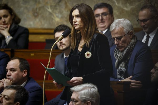 Sandrine Josso, à l'Assemblée Nationale, le 16 jnavier 2024