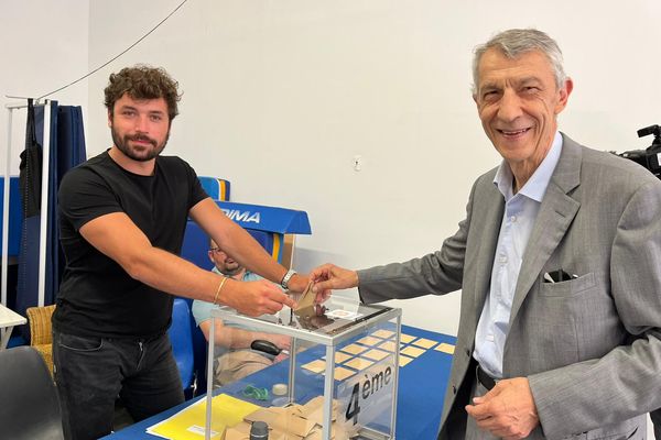 Député sortant de la première circonscription de Haute-Corse, Michel Castellani a voté à Bastia.