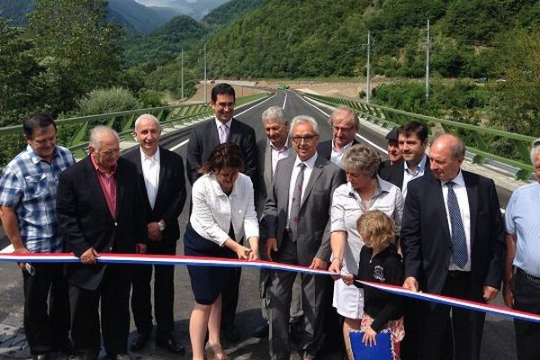 L'inauguration du contournement de Cadéac