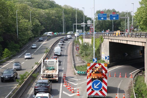 La circulation avait été complètement fermée dans le sens province-Paris. Elle a repris sur deux voies le 18 mai dernier. 