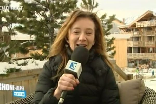 Sylvie Testud dans Rhône-Alpes Matin 