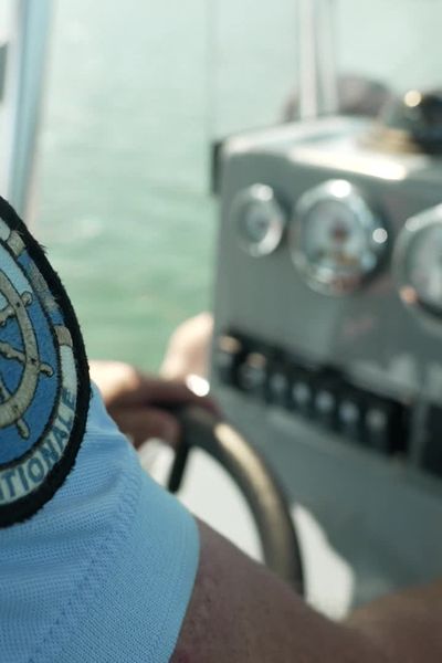 La brigade fluviale de Metz vient surveiller le lac de Madine tous les étés.