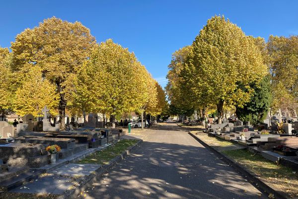 Sur ses 33 hectares, le cimetière du Sud est aussi un espace vert important de la ville de Nancy.