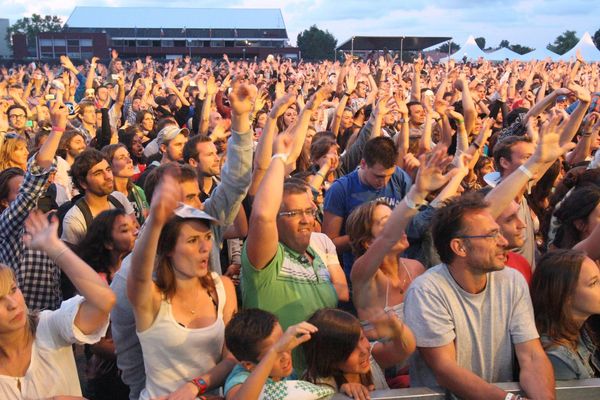 Les spectateurs du Big Festival à Biarritz en 2012