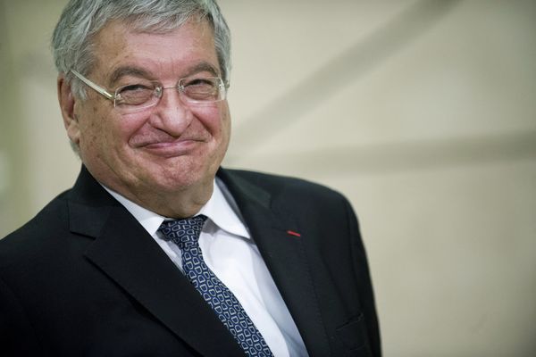 Jacques Auxiette, président du conseil régional des pays de la Loire le 1er décembre 2014, décédé le 11 décembre 2021