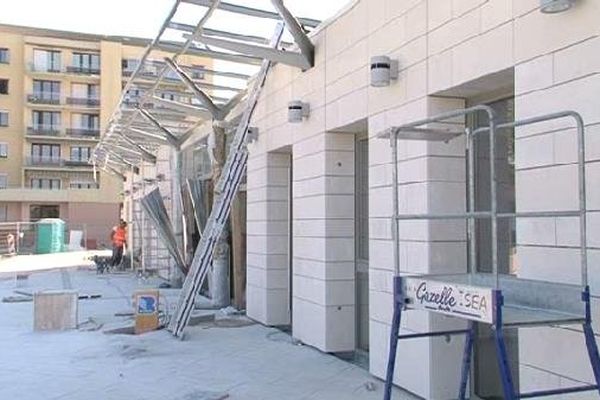 Les travaux de la nouvelle gare de Carpentras