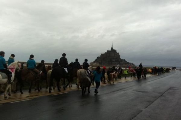 Manifestation contre l'équi-taxe le 23 décembre au Mont Saint-Michel