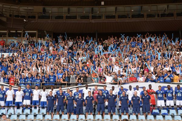 Le fan's day, le 22 juillet 2018, avec les supporters à la Meinau.