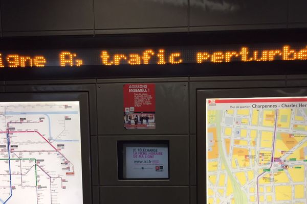 La ligne A après la chute d'un passager sur les voies à Villeurbanne