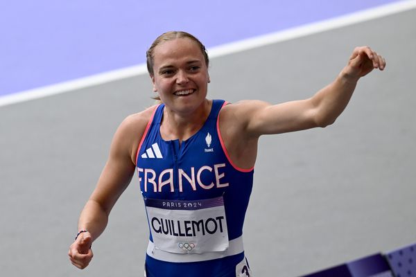 Agathe Guillemot, qualifiée pour la finale du 1500 mètres aux JO de Paris 2024.