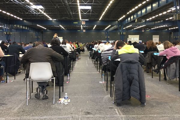 Pour la première fois, les examens se déroulent à Alpexpo. 