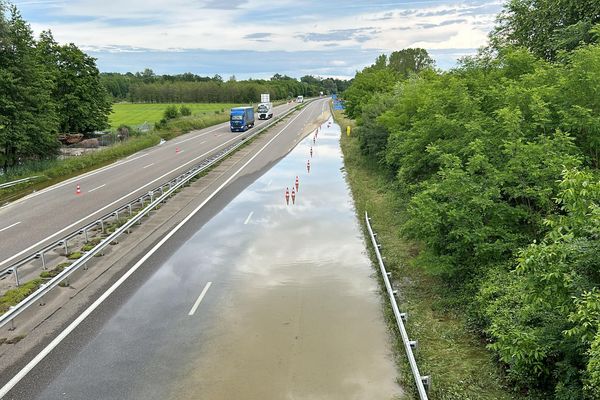 L'autoroute A35 a été coupée pendant cinq jours sur sept kilomètres.