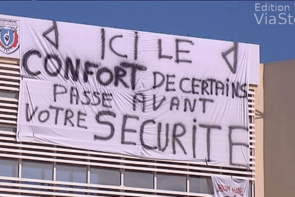 02/06/14 - Les pompiers d'Ajaccio en grève