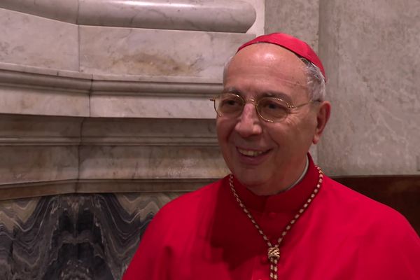 Le cardinal Mamberti à Rome, samedi 7 décembre.