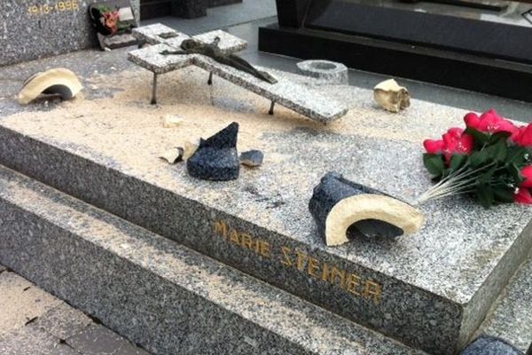 Dégradation de tombes dans le cimetière Saint-Claude de Besançon