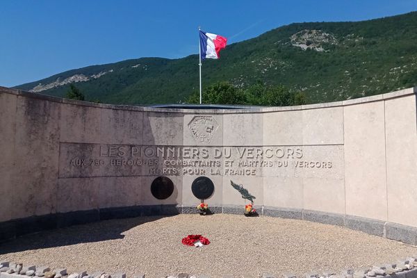 La nécropole nationale de Vassieux en Vercors, dans la Drome.