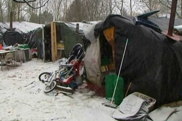 Campement de Roms à Metz