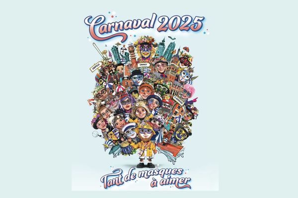 L'affiche officielle du Carnaval de Dunkerque 2025 vient d'être dévoilée, mercredi 08 janvier. Elle est signée Samuel Bernard.