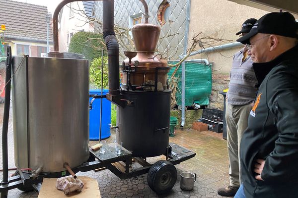 L'alambic a été totalement restauré et certaines pièces ont été changées.