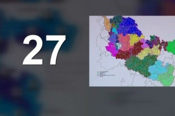 La Moselle passerait en 2015 de 51 à 27 cantons.