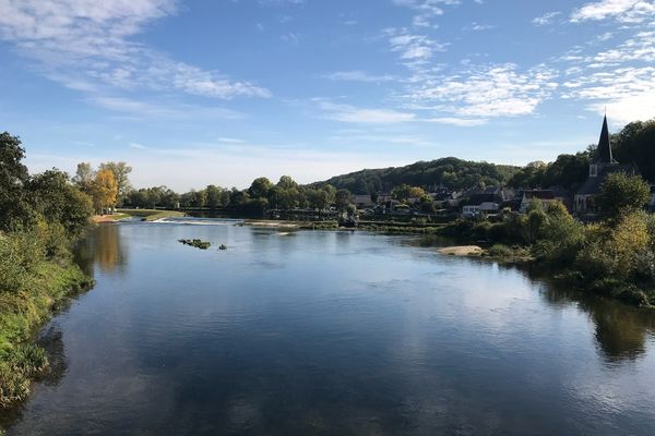 La commune de Savonnières sur les bords du Cher