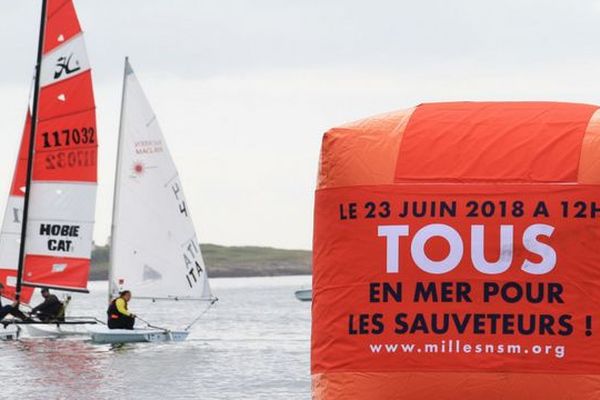 Samedi 23 juin, sur tout le littoral français, des milliers d’usagers de la mer vont rendre hommage aux 7000 bénévoles de la Société Nationale de Sauvetage en Mer, en participant au Mille SNSM.